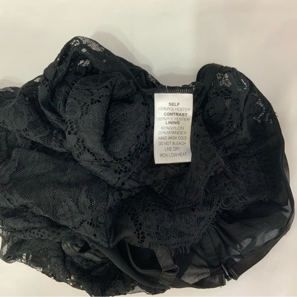 Fashion Nova Black Lace Dress Lingerie NWT - Picture 10 of 11